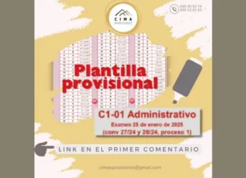 Plantilla Provisional examen Administrativo C101